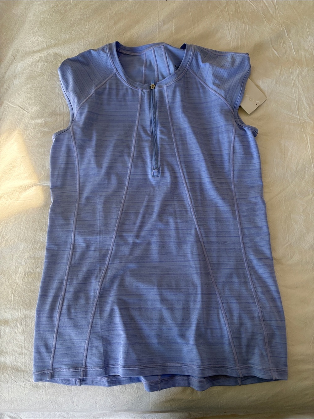 Pacifica tank Sleeveless Lavender Zip-Front Athleta top